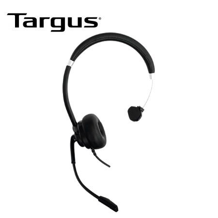 AUDIFONO C/MICROF. TARGUS AEH101TT USB MONO ON-EAR BLACK